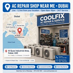 AC Repair Shop Near Me Dubai