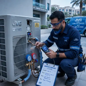 AC Blowing Warm Air in Dubai JVC
