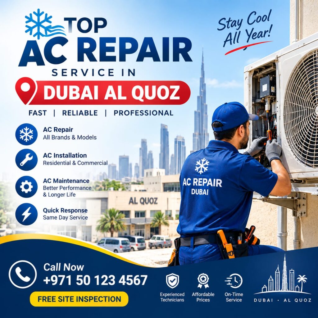top ac repair service in dubai al quoz