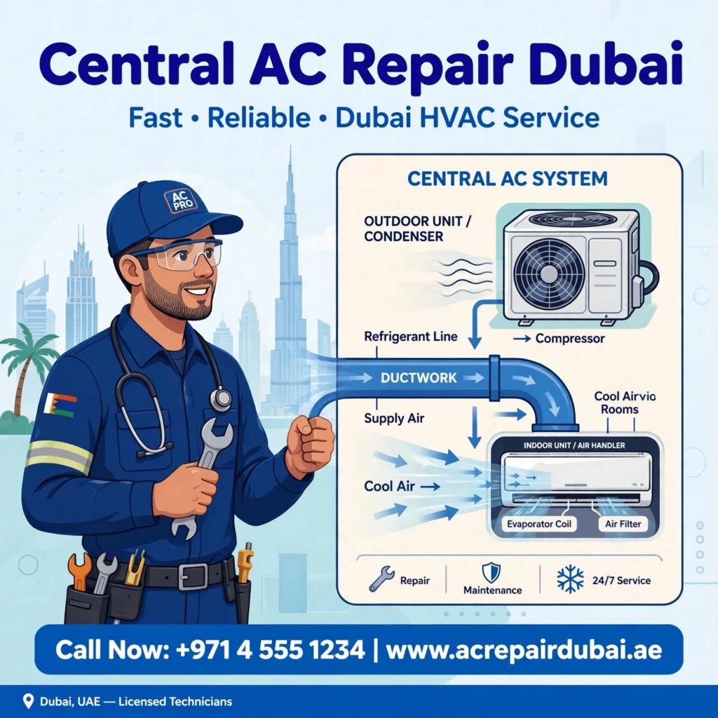 Central AC Repair Dubai