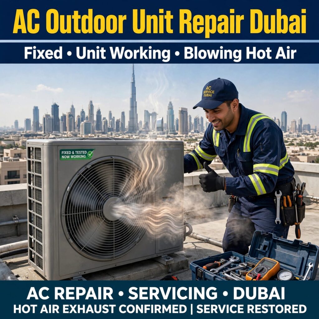 AC Outdoor Unit Repair Dubai