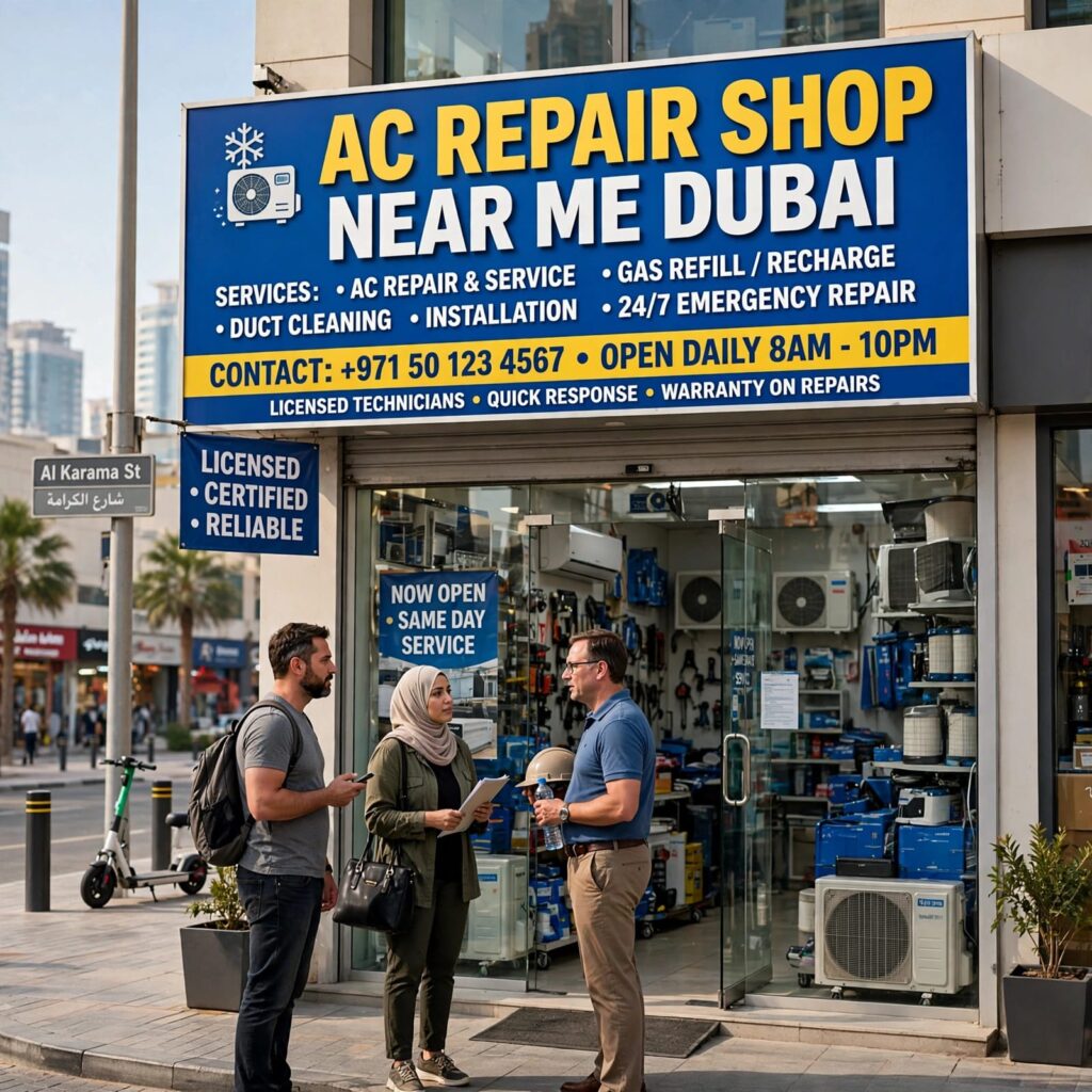 AC Repair Shop Near Me Dubai